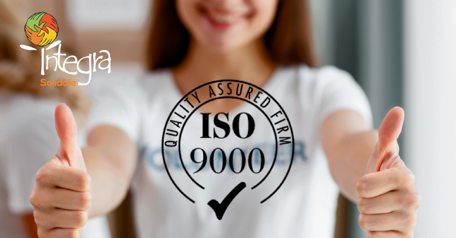 Integra solidale ha ottenuto la Certificazione ISO 9000.